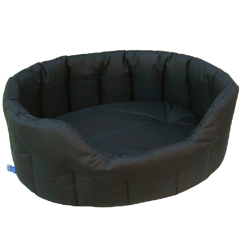 - Automatic temperature adjustment cat bedBlack Country Heavy Duty Waterproof Oval Drop Front Dog Beds by P&L