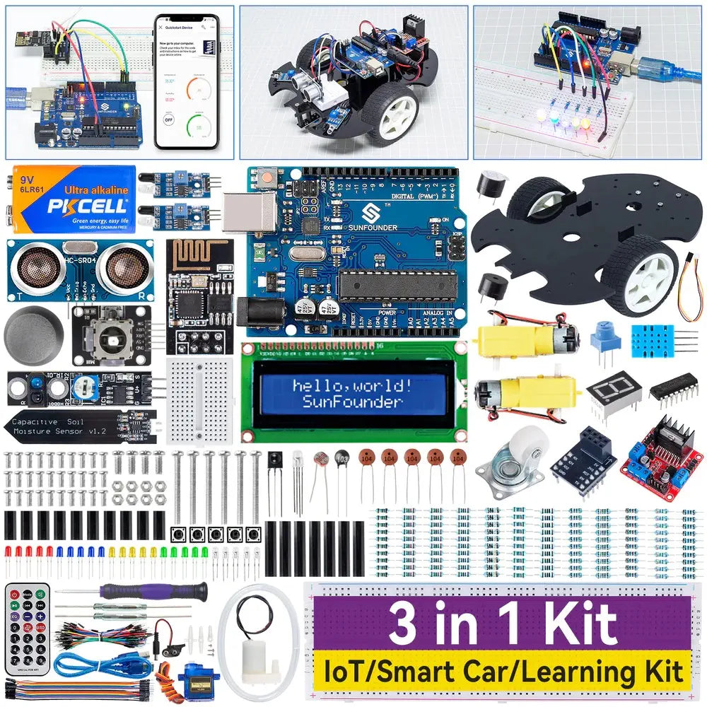 - Automatic temperature adjustment cat bedSunFounder 3-in-1 Starter Kit for Arduino Uno (Intermediate Level) - Automatic temperature adjustment cat bedSunFounder 3-in-1 Starter Kit for Arduino Uno (Intermediate Level)