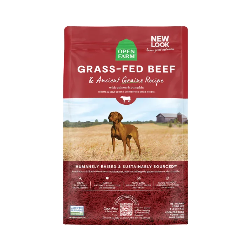 -Grain-free dog food recommendationOpen Farm Grass Fed Ancient Grains Beef Dry Dog Food -Grain-free dog food recommendationOpen Farm Grass Fed Ancient Grains Beef Dry Dog Food