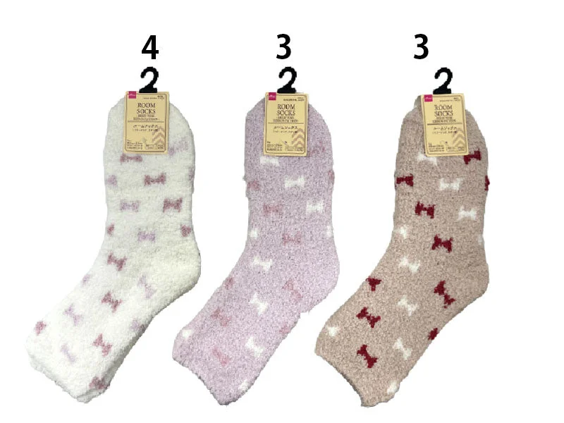 -Splash-proof food bowl AND Anti-choking slow food bowlRoom Socks - Berry Pink - Ribbon Pattern - -Splash-proof food bowl AND Anti-choking slow food bowlRoom Socks - Berry Pink - Ribbon Pattern -