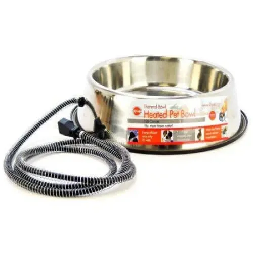 - Foldable and portable cat bagK&H Pet Products Stainless Steel Heated Water Bowl