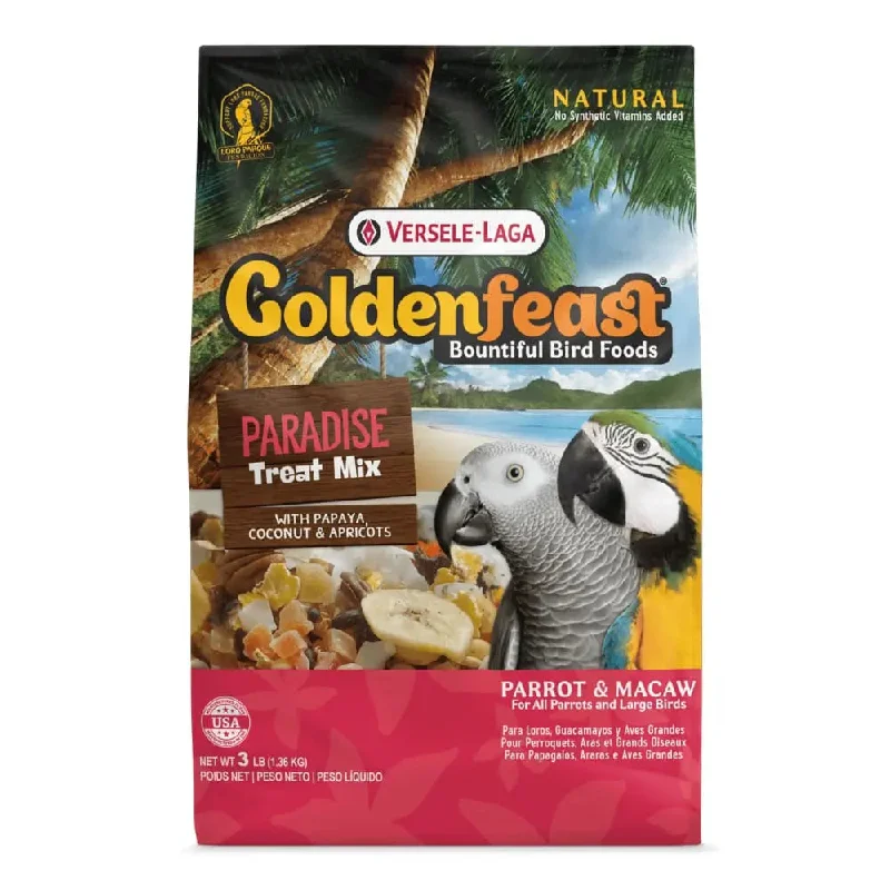 - Parrot climbing and standing wooden frameGoldenfeast Paradise Treat Mix Bird Food
