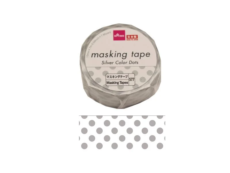 - Custom pet birthday cakeMasking Tape Silver Color Dots