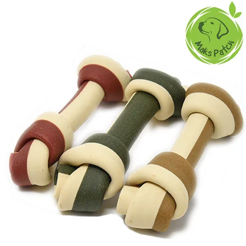 - Teething and chewing toys for puppiesVegan Dog Chews - Maks Patch Knotted Bones - 2 sizes - Teething and chewing toys for puppiesVegan Dog Chews - Maks Patch Knotted Bones - 2 sizes