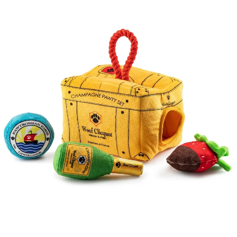 - Bird toy recommendationsWoof Clicquot Pawty Set Interactive Dog Toy
