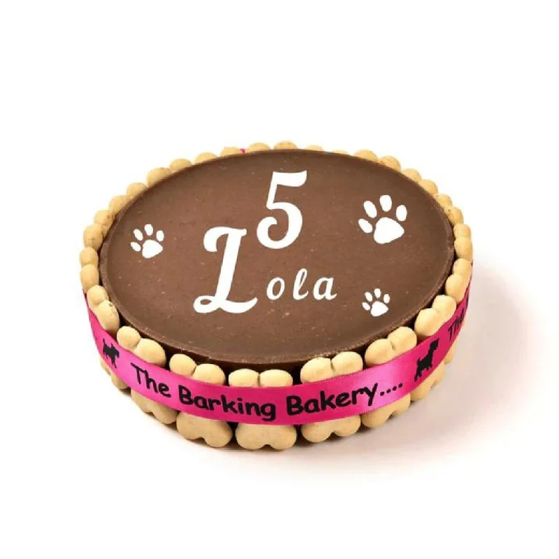 - Remote interactive pet feederBarking Bakery Hand Written Carob Pawty Cake For Dogs - Remote interactive pet feederBarking Bakery Hand Written Carob Pawty Cake For Dogs