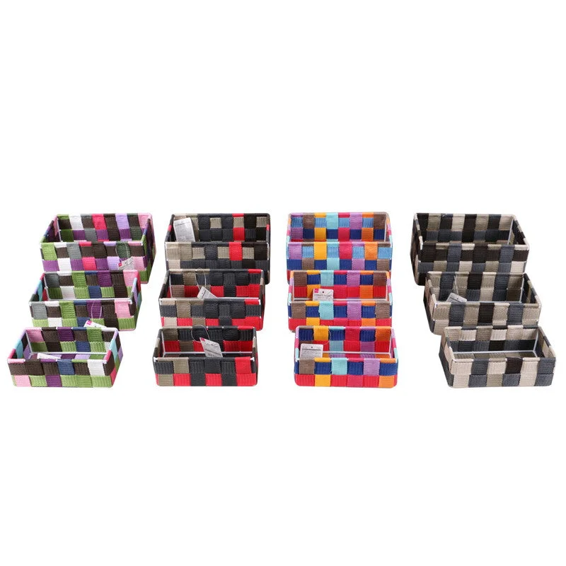 - Remote interactive pet feederPP Storage Basket-Mosaic Pattern