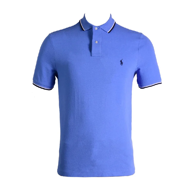 ---RL.MEN S/S POLO SHIRT 079002 SKY M (IRS)