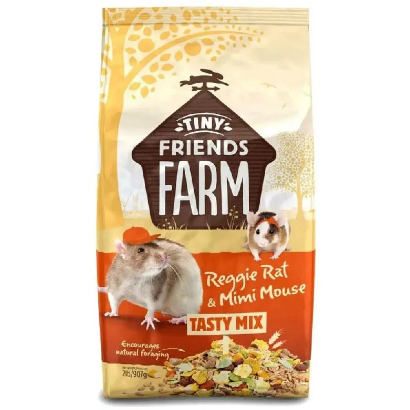 - Degradable pet feces bagTiny Friends Farm Reggie Rat & Mimi Mouse Tasty Mix Dry Food 2 lb - Degradable pet feces bagTiny Friends Farm Reggie Rat & Mimi Mouse Tasty Mix Dry Food 2 lb