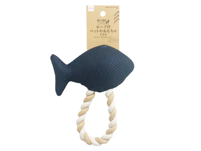 - Organic cotton dog bibsPet Toys - With Rope - Fish -