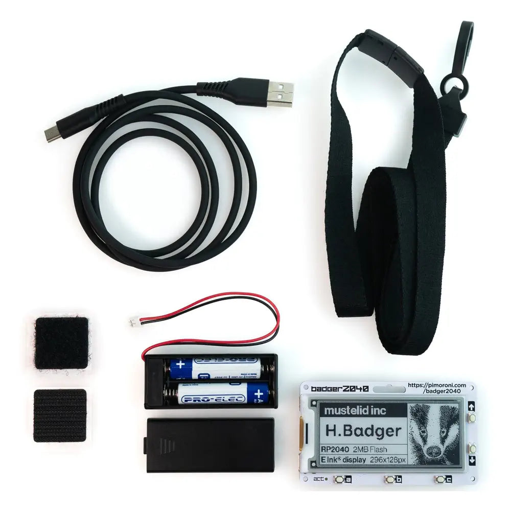 - Organic cotton dog bibsBadger 2040 E Ink Display w/ Accessory Kit