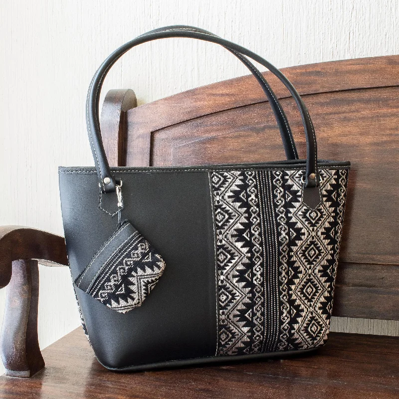 - Pet vitamin complex nutrition tabletsFeminine Subtlety in Black Black and Beige Cotton and Faux Leather Shoulder Bag - Pet vitamin complex nutrition tabletsFeminine Subtlety in Black Black and Beige Cotton and Faux Leather Shoulder Bag