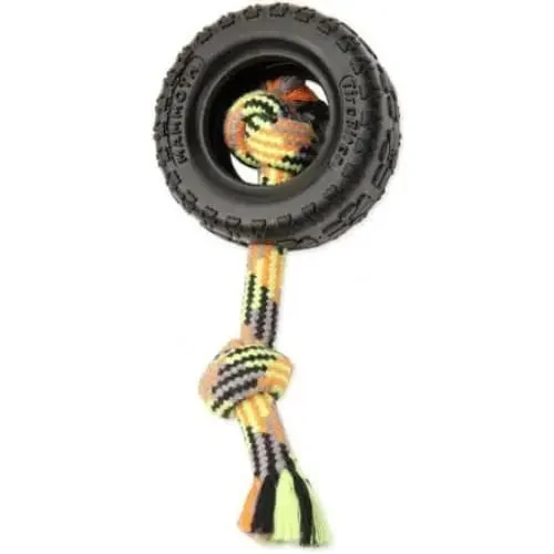 - Pet tear stain cleaning wipesMammoth TireBiter II Rope Dog Toy