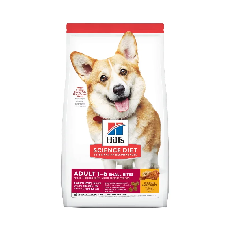 - How is Birgi dog foodHill's Science Diet Small Bites Chicken & Barley Adult 1-6 Dry Dog Food