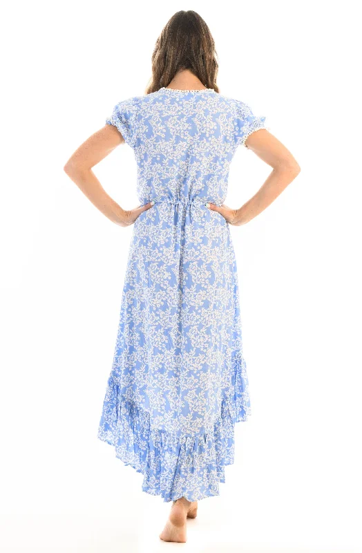 Tia Dress / Periwinkle Floral