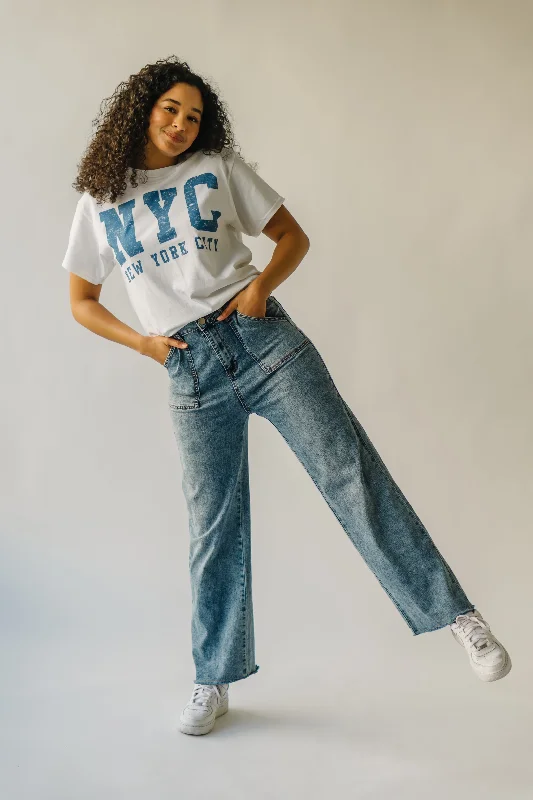 The City That Never Sleeps Graphic Tee in White