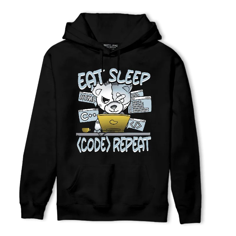 NastyJamz Blue Grey 13s Hoodie Match Eat Sleep Code BER