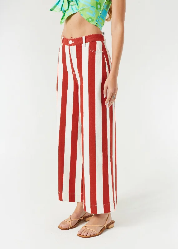 Jonas Pants | Brick Cabana Stripe