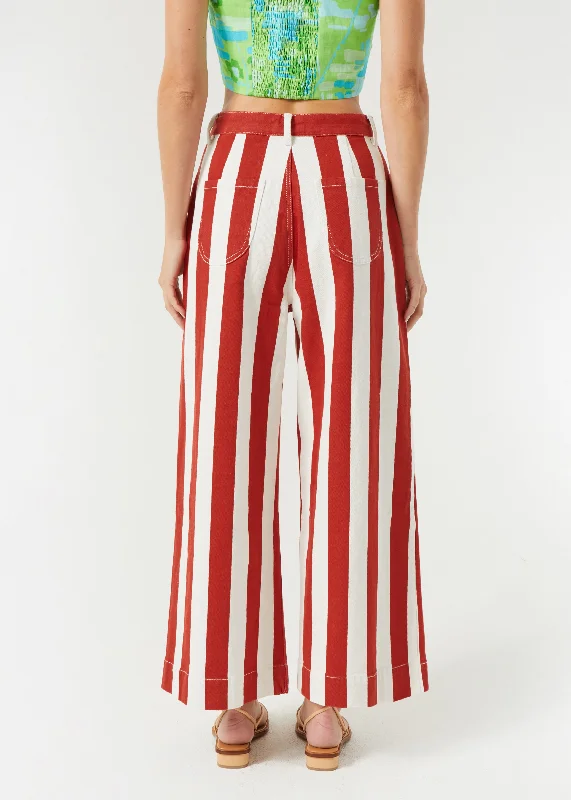 Jonas Pants | Brick Cabana Stripe