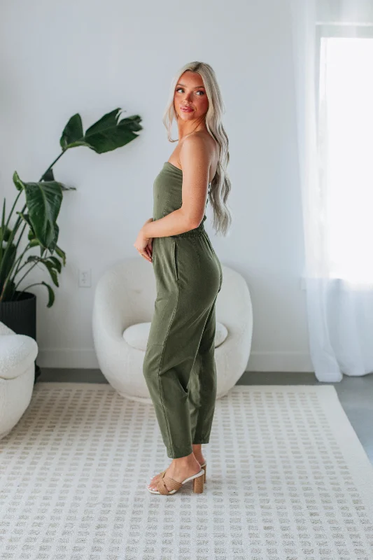 Kaye Jumpsuit - Dark Olive