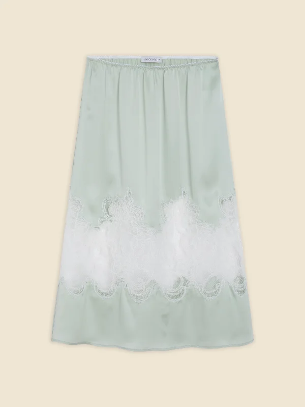 LACE MIDI SKIRT