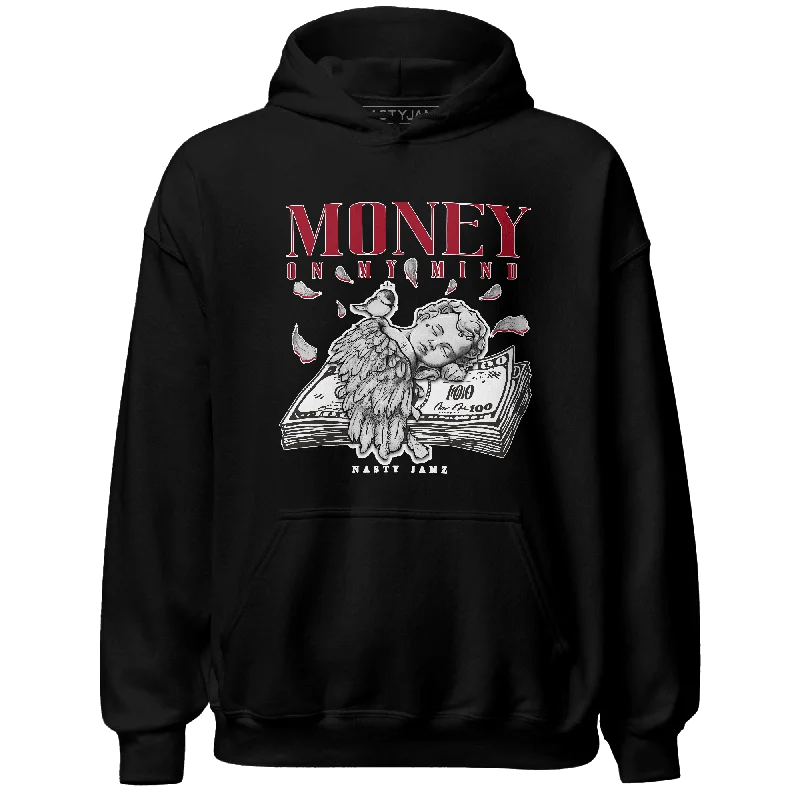 NastyJamz Retro Red Taxi 12s Hoodie Match Money On My Mind Angel