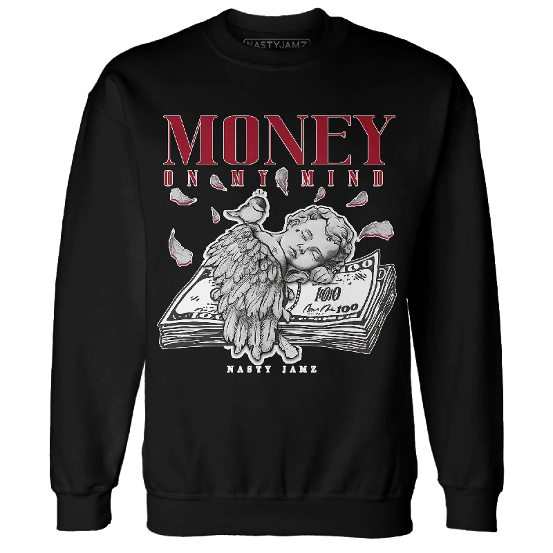 NastyJamz Retro Red Taxi 12s Sweatshirt Match Money On My Mind Angel