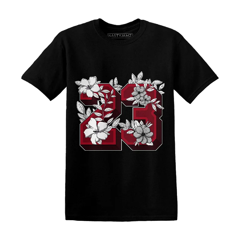 NastyJamz Retro Red Taxi 12s T Shirt Match 23 Floral