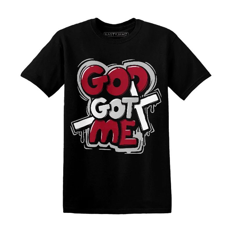 NastyJamz Retro Red Taxi 12s T Shirt Match God Got Me