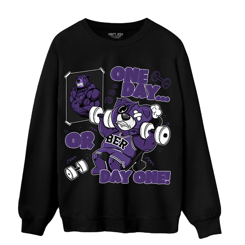 NastyJamz SB Dunk Low Court Purple Sweatshirt Match BER Gymmer