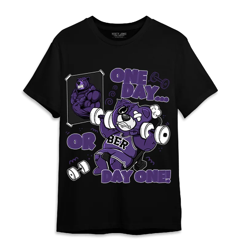 NastyJamz SB Dunk Low Court Purple T Shirt Match BER Gymmer