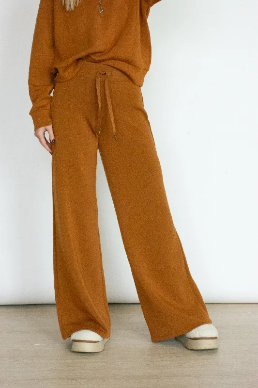 SPANX Air Essentials Butterscotch Wide Leg Pant