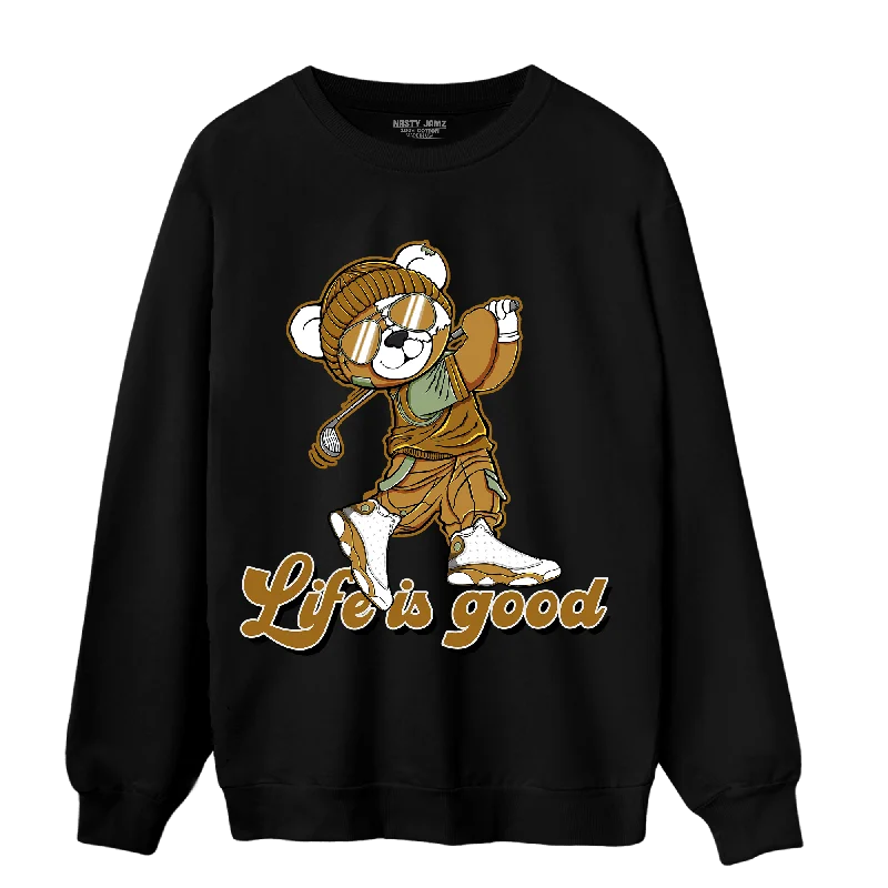 NastyJamz Wheat 13s Sweatshirt Match BER Like Golf