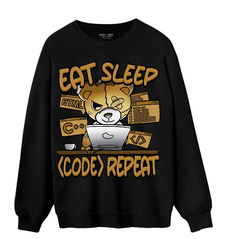 NastyJamz Wheat 13s Sweatshirt Match Eat Sleep Code BER