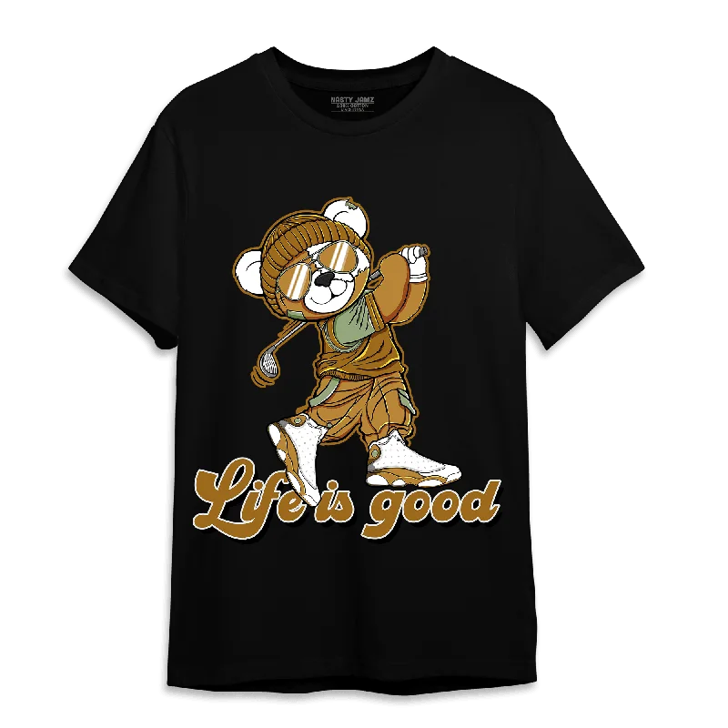 NastyJamz Wheat 13s T Shirt Match BER Like Golf