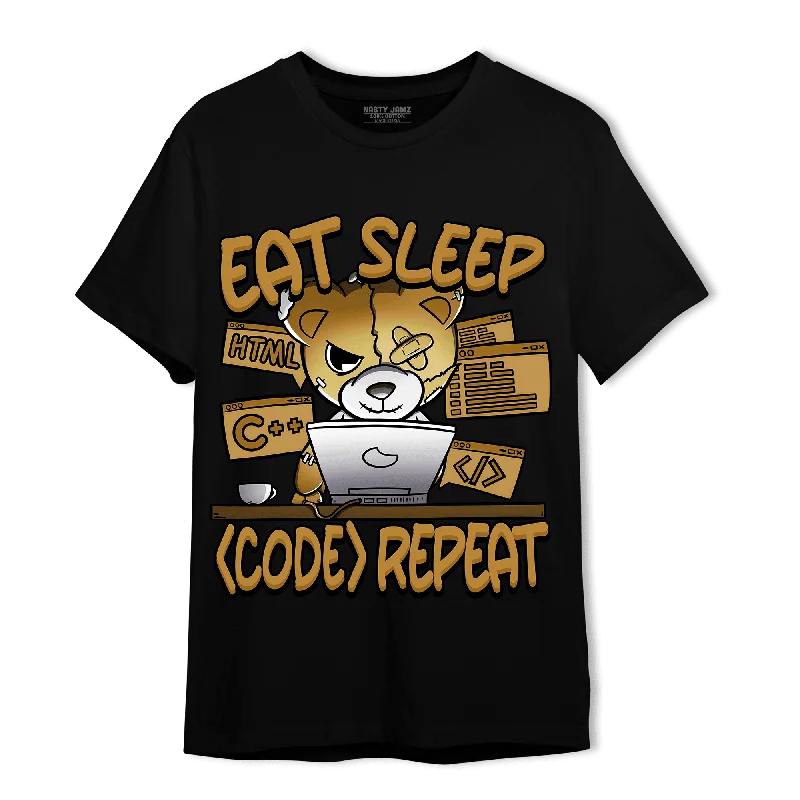 NastyJamz Wheat 13s T Shirt Match Eat Sleep Code BER