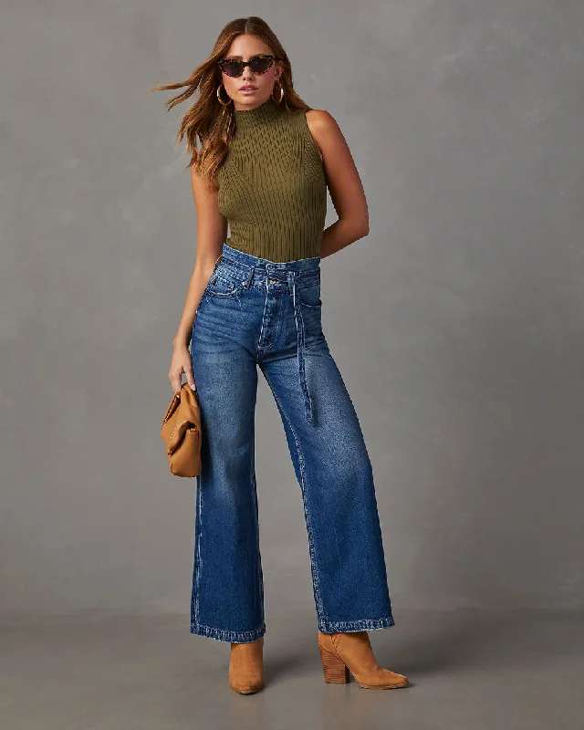 Wright High Rise Wide Leg Jeans