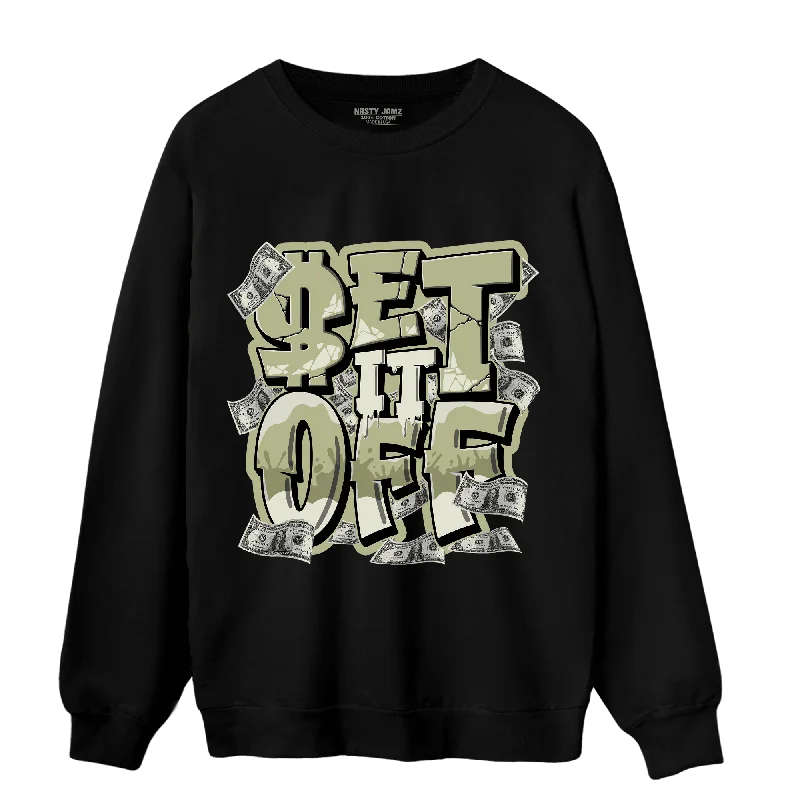 NastyJamz Yeezy Slide Resin Sweatshirt Match Money Set It Off