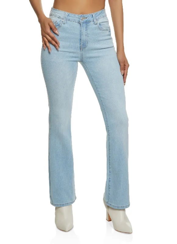 WAX Whiskered Boot Cut Jeans