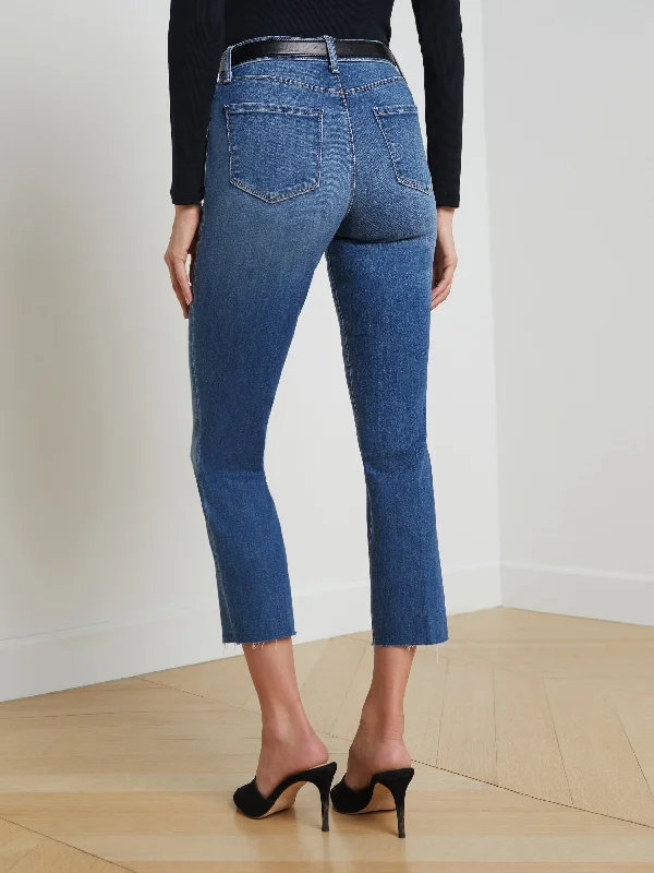 Sada Slim-Leg Cropped Jean