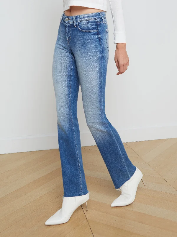 Sneeki Low-Rise Straight-Leg Jean