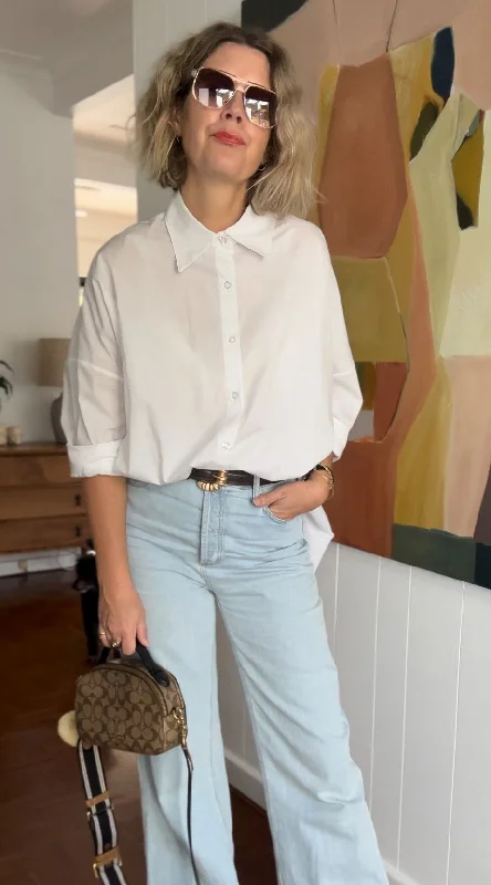 Théa Crisp Cotton Poplin Shirt