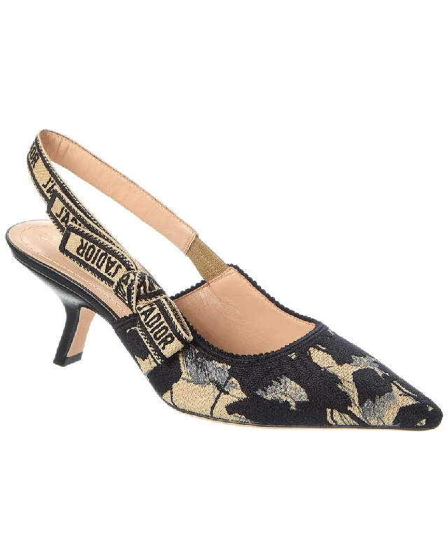 Dior J'adior Canvas Slingback Pump