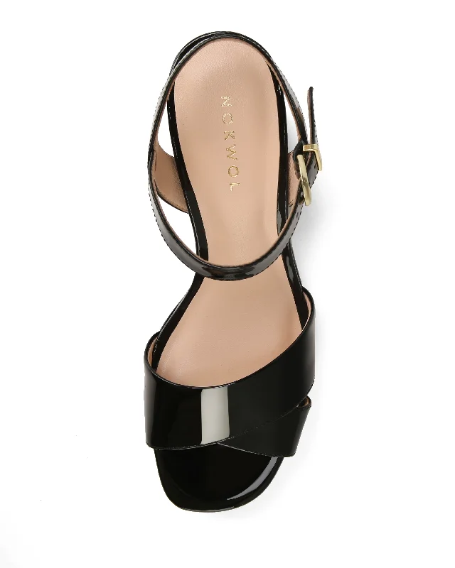 Eva Patent Leather Black