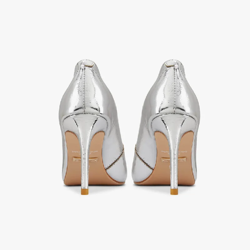 *Kayte - Vintage Silver Classic Pump