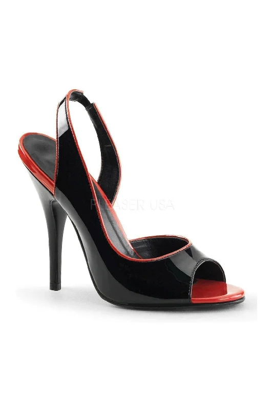 SEDUCE-117 Sandal  | Black Patent