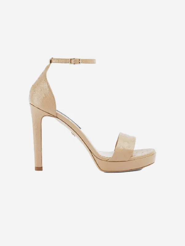 The Kensington Vegan Leather Stilettos | Nude