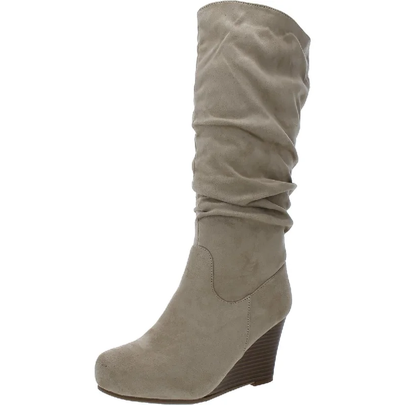 Womens Fashion Dressy Wedge Boots