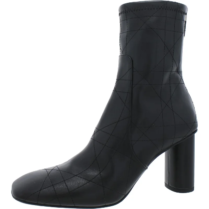 Shadow Womens Square Toe Heel Booties