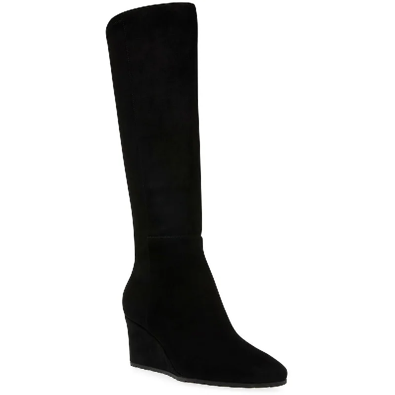 Valonia Womens Faux Suede Tall Knee-High Boots